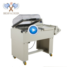 Bespacker 2 in 1 BFS-5540 sealing and shrinking tunnel wrapping packaging machine for pet bottle carton box books